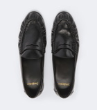 Saint Laurent Le Loafer Supple leather penny loafers