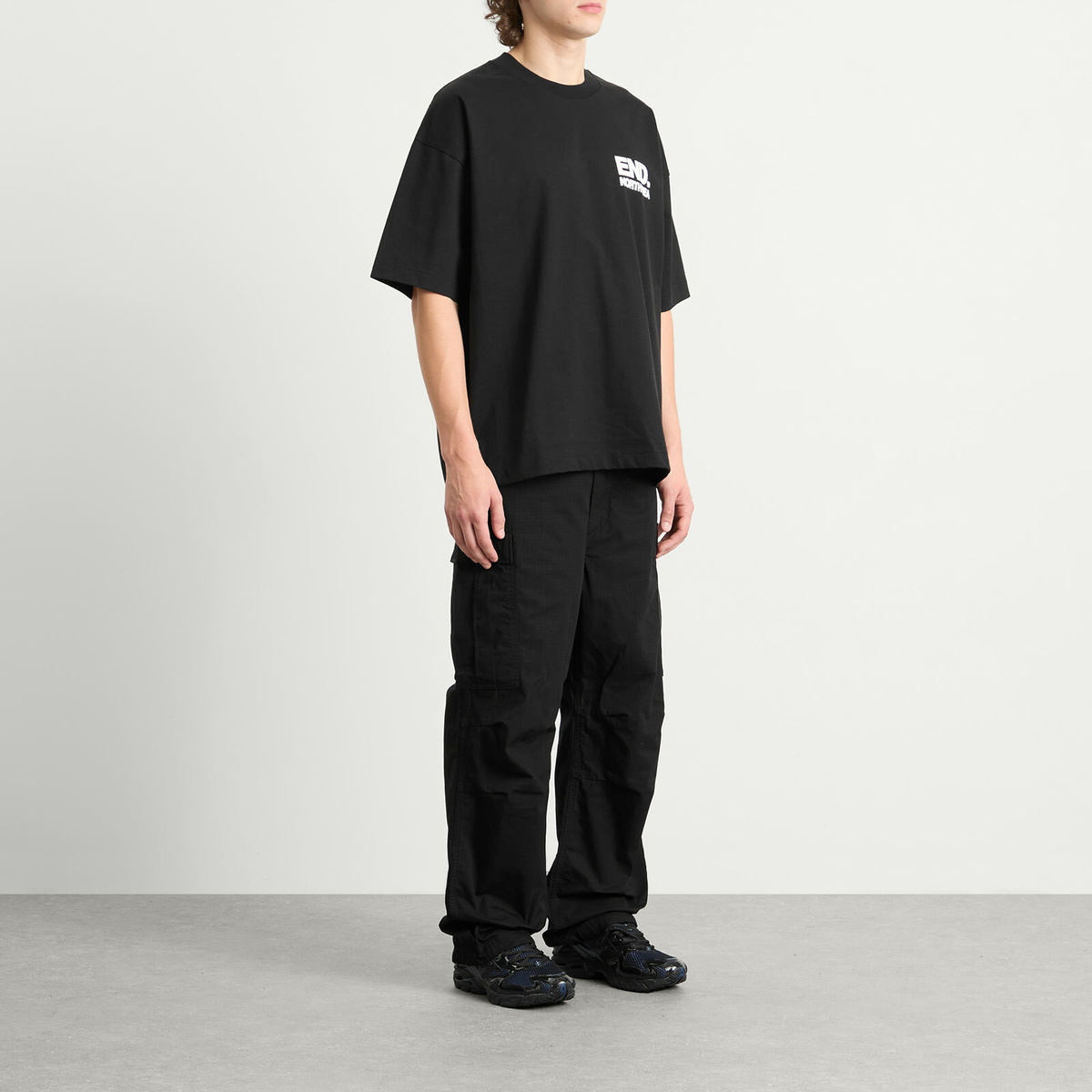 END. Coastal Locals Only T-Shirt in Black