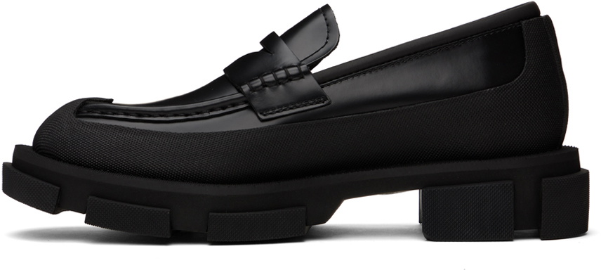 both Black Gao Loafers