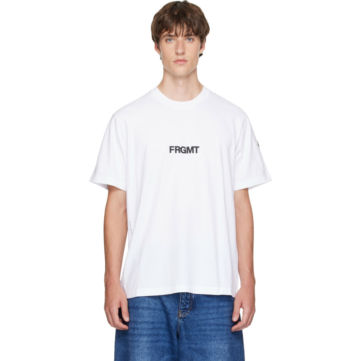 新品未使用 MONCLER GENIUS×and wander 白Tシャツ S Moncler Genius x and wander Mountain Tee Moncler Genius