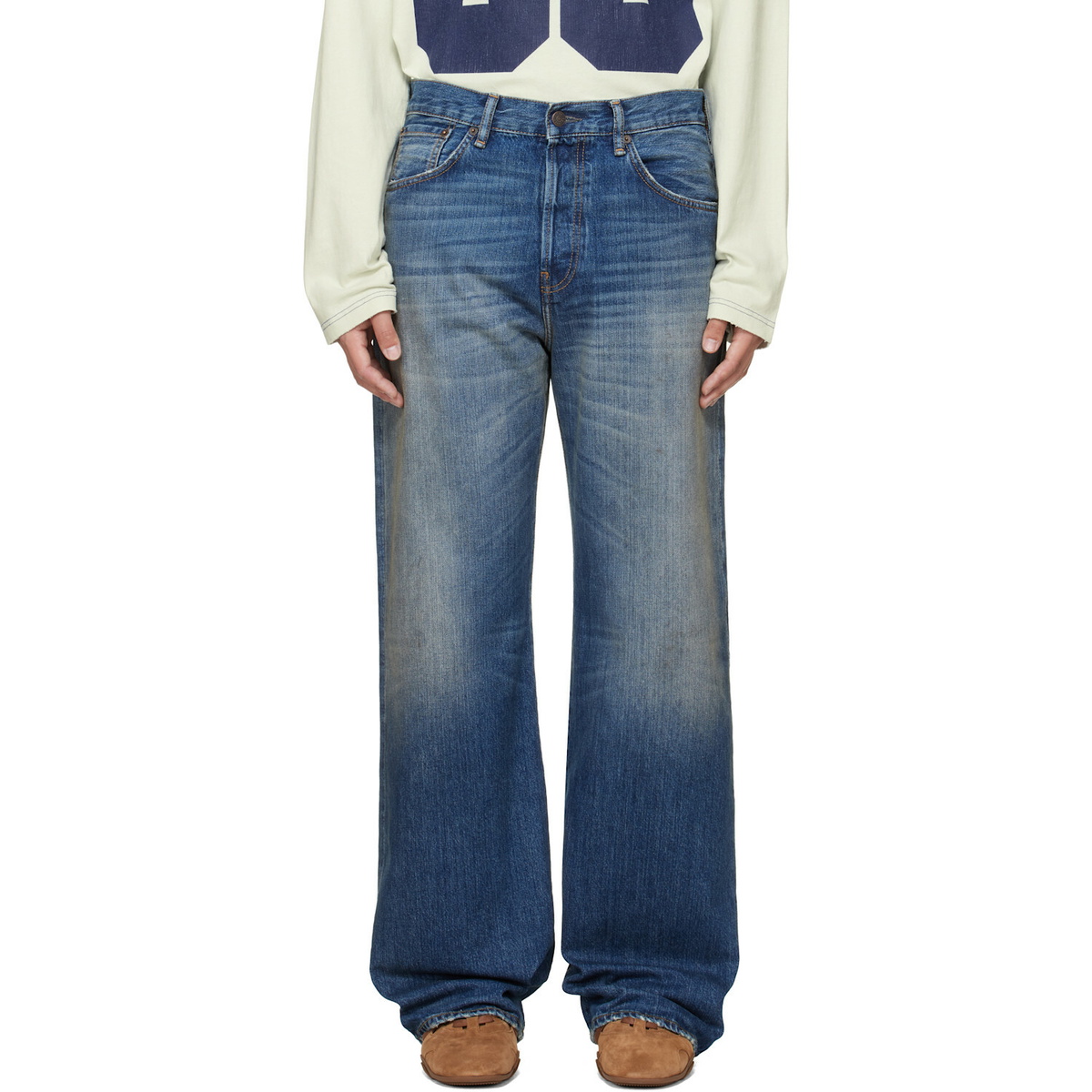 Acne Studios Blue 2021M Bingo Jeans