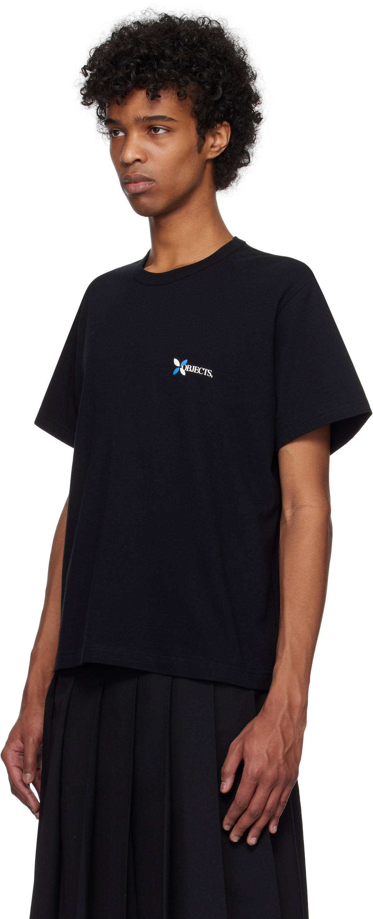 Khoki Black Multi-Print T-shirt