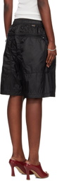 Stone Island Black L100004 Ripstop Light HT Nylon Shorts
