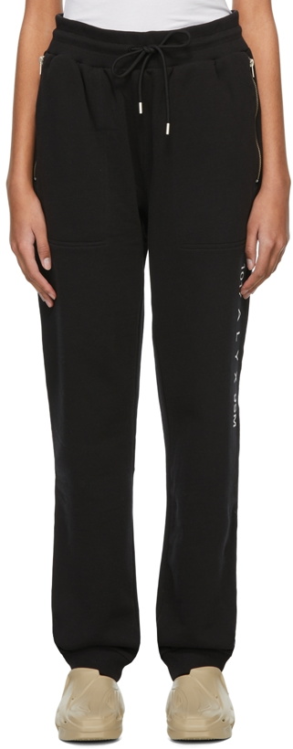 Photo: 1017 ALYX 9SM Black Cotton Lounge Pants