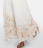 Zimmermann Embroidered off-shoulder cotton midi dress