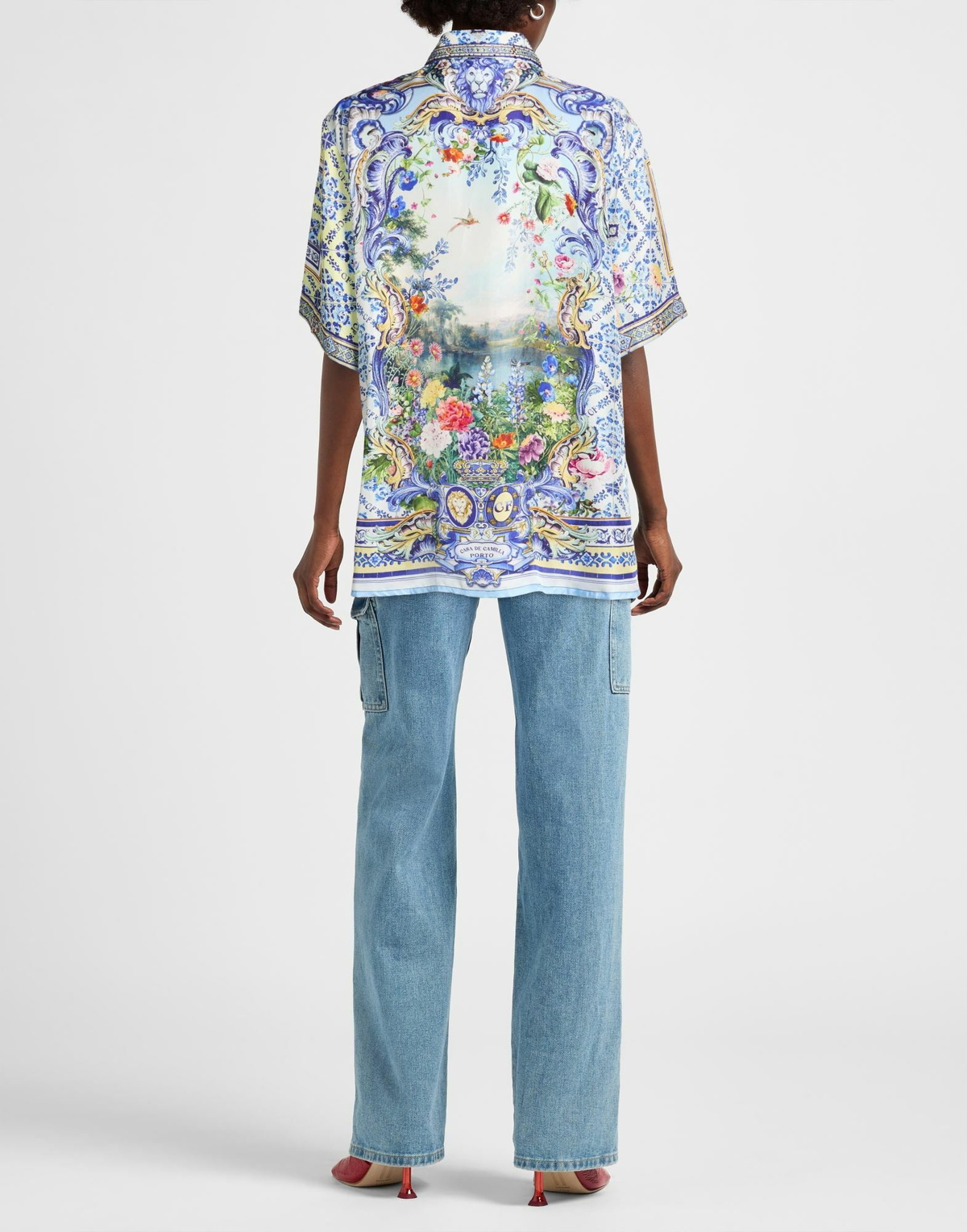 Camilla Womens Shirt in Blue
