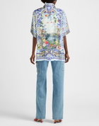 Camilla Womens Shirt in Blue