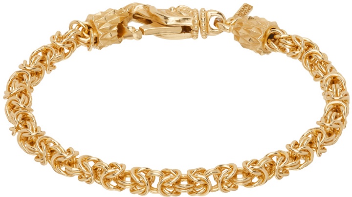 Photo: Emanuele Bicocchi Gold Byzantine Chain Bracelet