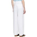 Jacquemus White Le Pantalon Lavandou Trousers