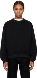 Solid Homme Black Biker Sweatshirt