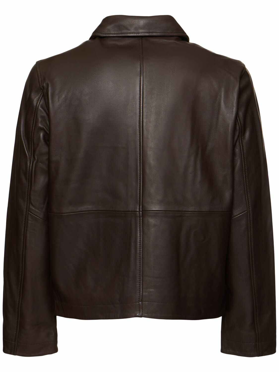 SUNFLOWER Short Leather Jacket Sunflower