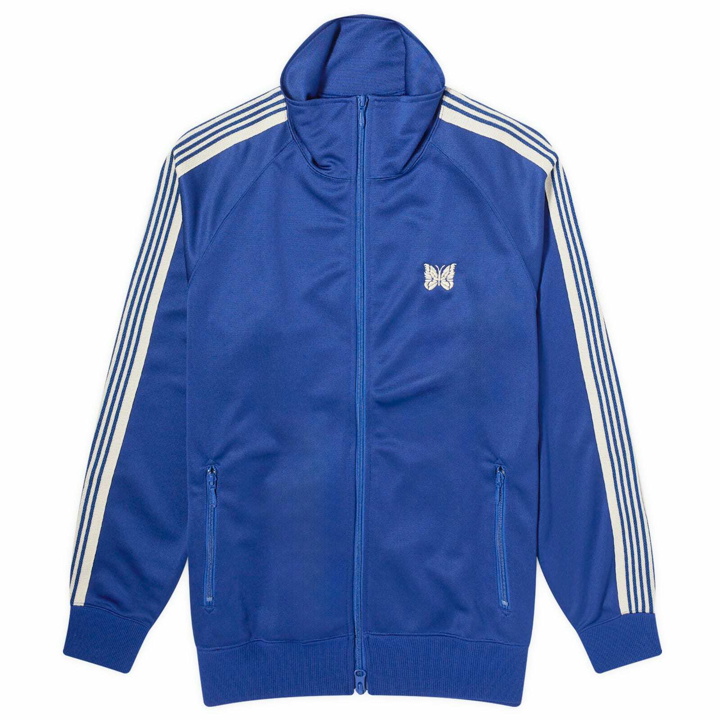 Photo: Needles Men's Poly Smooth Track Jacket in Royal