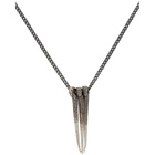 Pearls Before Swine Silver Triple Thorn Pendant