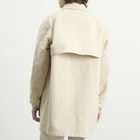 Auralee Men's Garment-Dyed Cotton Heavy Twill Short Coat in Dusty Ivory