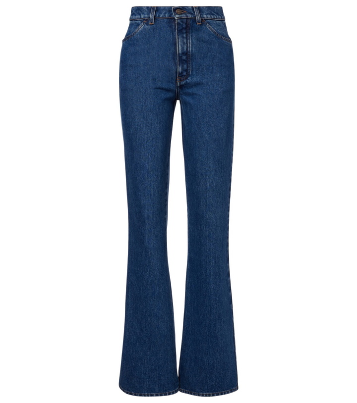Photo: Loro Piana Merak high-rise flared jeans