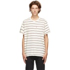 Levis White and Red Stripe Pocket T-Shirt