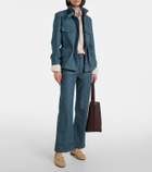 Loro Piana Traveller Mini denim field jacket
