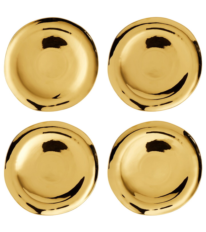 Photo: Bitossi Set of 4 porcelain dinner plates