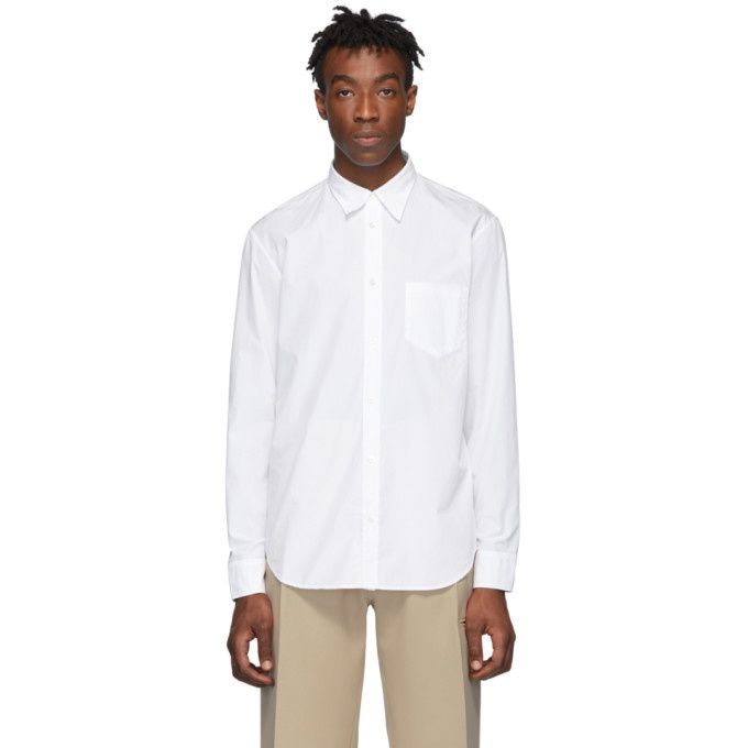 Photo: Maison Margiela White Cotton Poplin Shirt