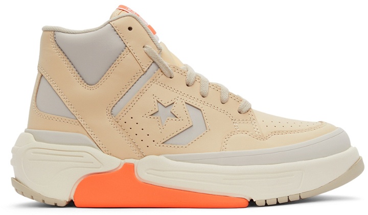 Photo: Converse Beige Weapon CX Mid Sneakers