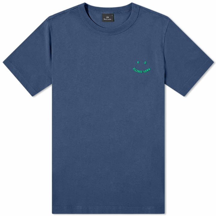 Photo: Paul Smith Men's Happy T-Shirt in Blue