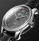 Bremont - Airco Mach 2 40mm Stainless Steel and Leather Watch - Gray