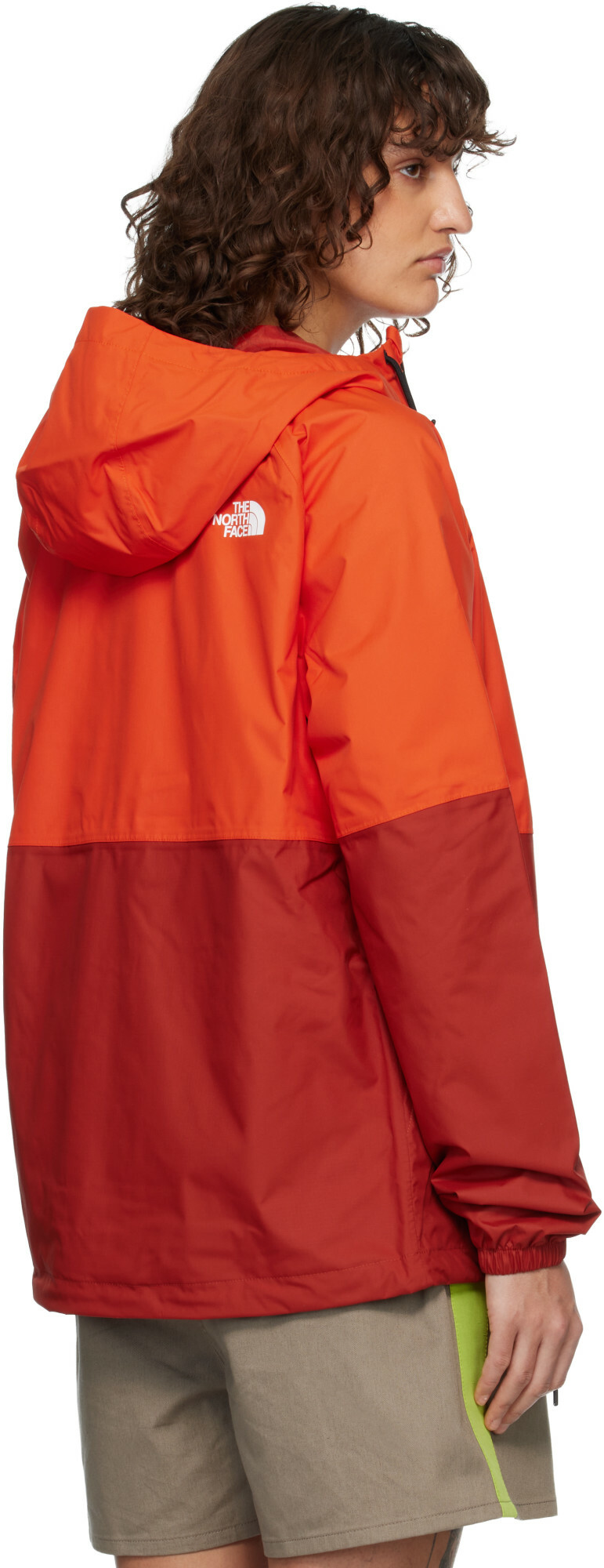 The North Face Orange Antora Hoodie Rain Jacket
