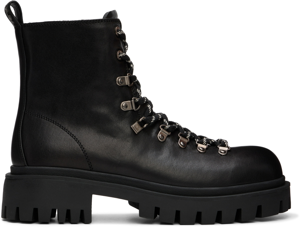 WOOYOUNGMI Black Leather Boots