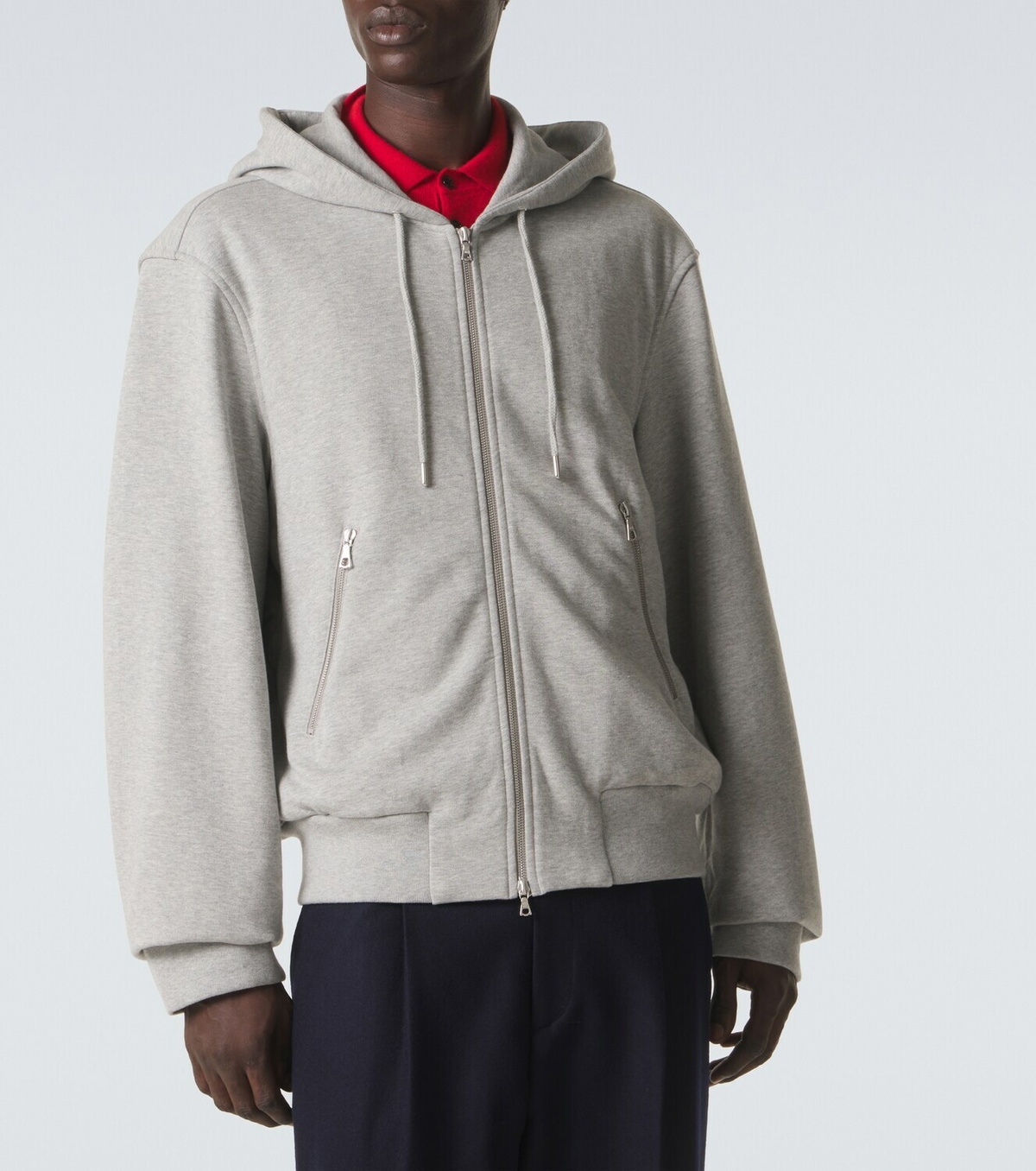 Dries Van Noten Cotton zip-up hoodie