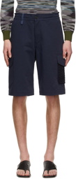 Missoni Navy Cotton Shorts