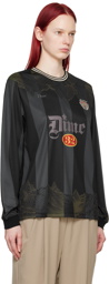 Dime Gray & Black Striker Long Sleeve T-Shirt