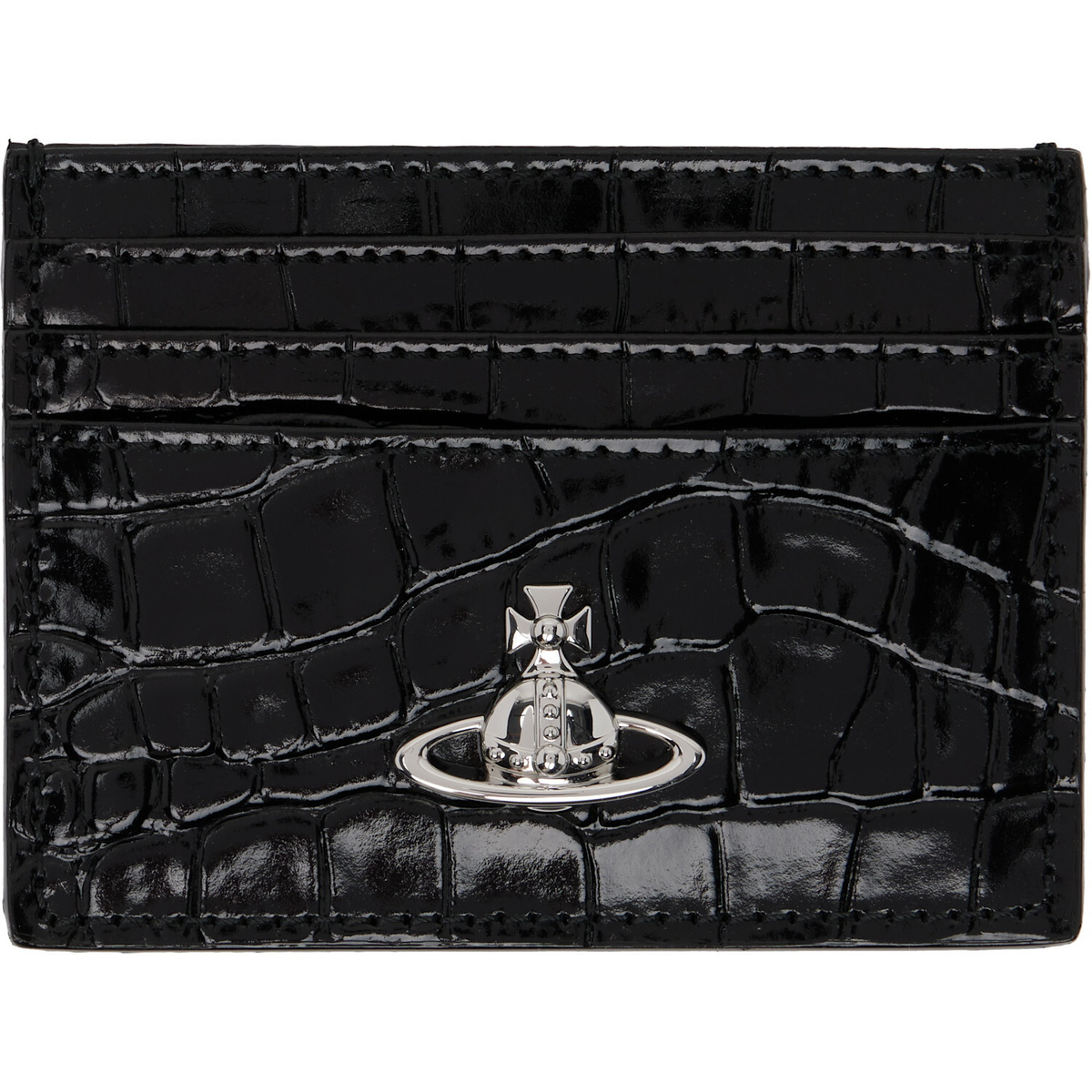 Vivienne Westwood Black Flat Card Holder