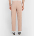 Folk - Assembly Tapered Cotton-Canvas Trousers - Men - Pink