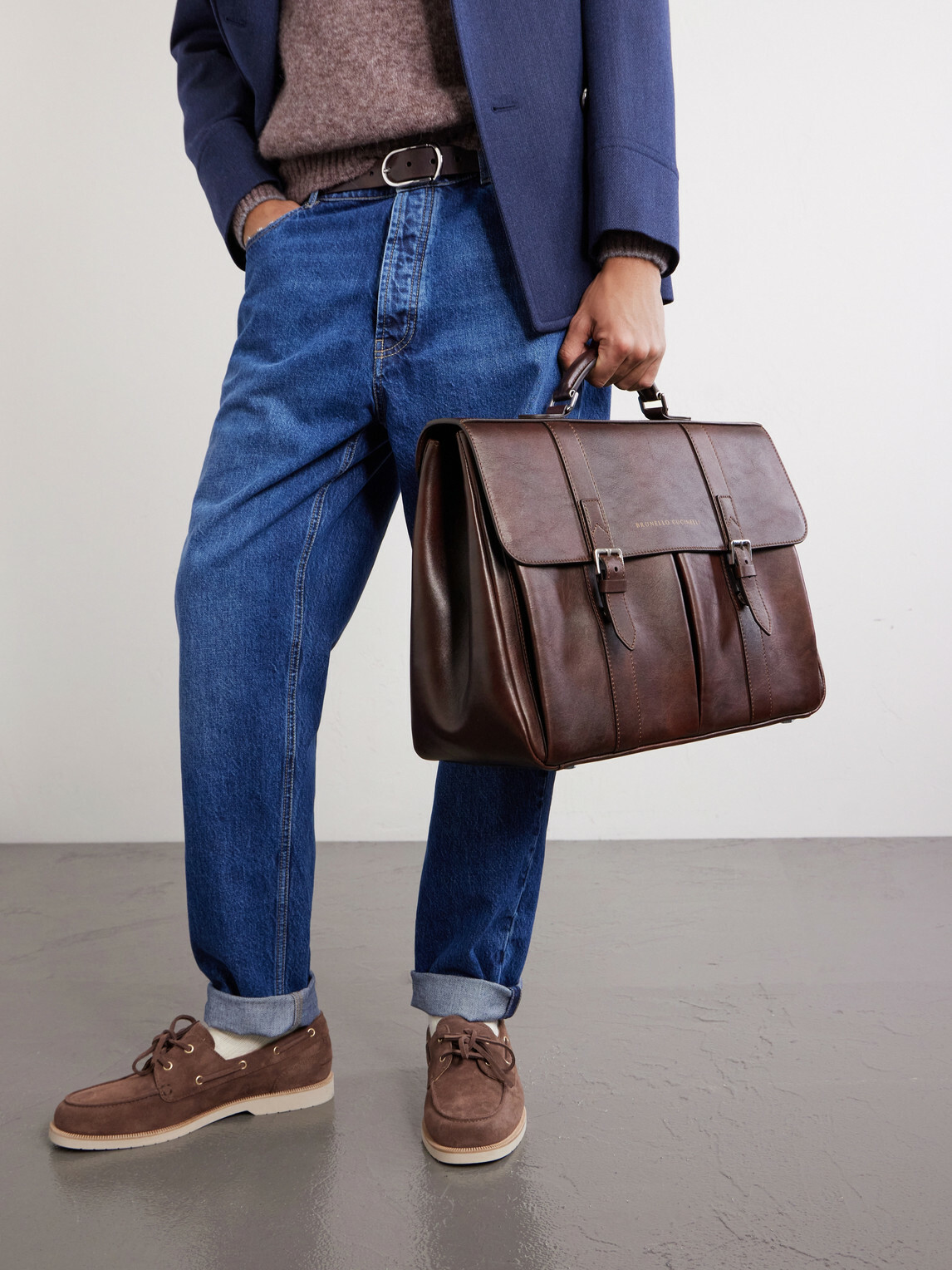 Brunello Cucinelli - Leather Briefcase