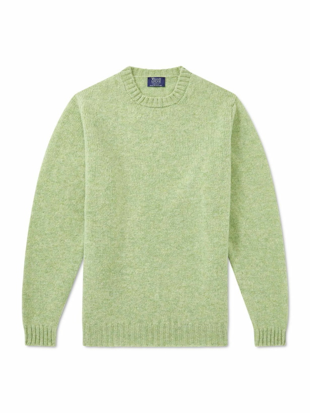 Photo: William Lockie - Virgin Wool Sweater - Green