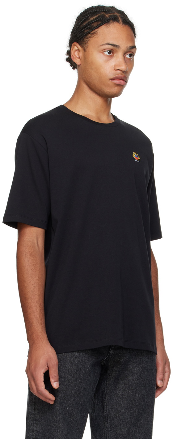 Bally Black Adrien Brody Edition Embroidered-Logo T-Shirt