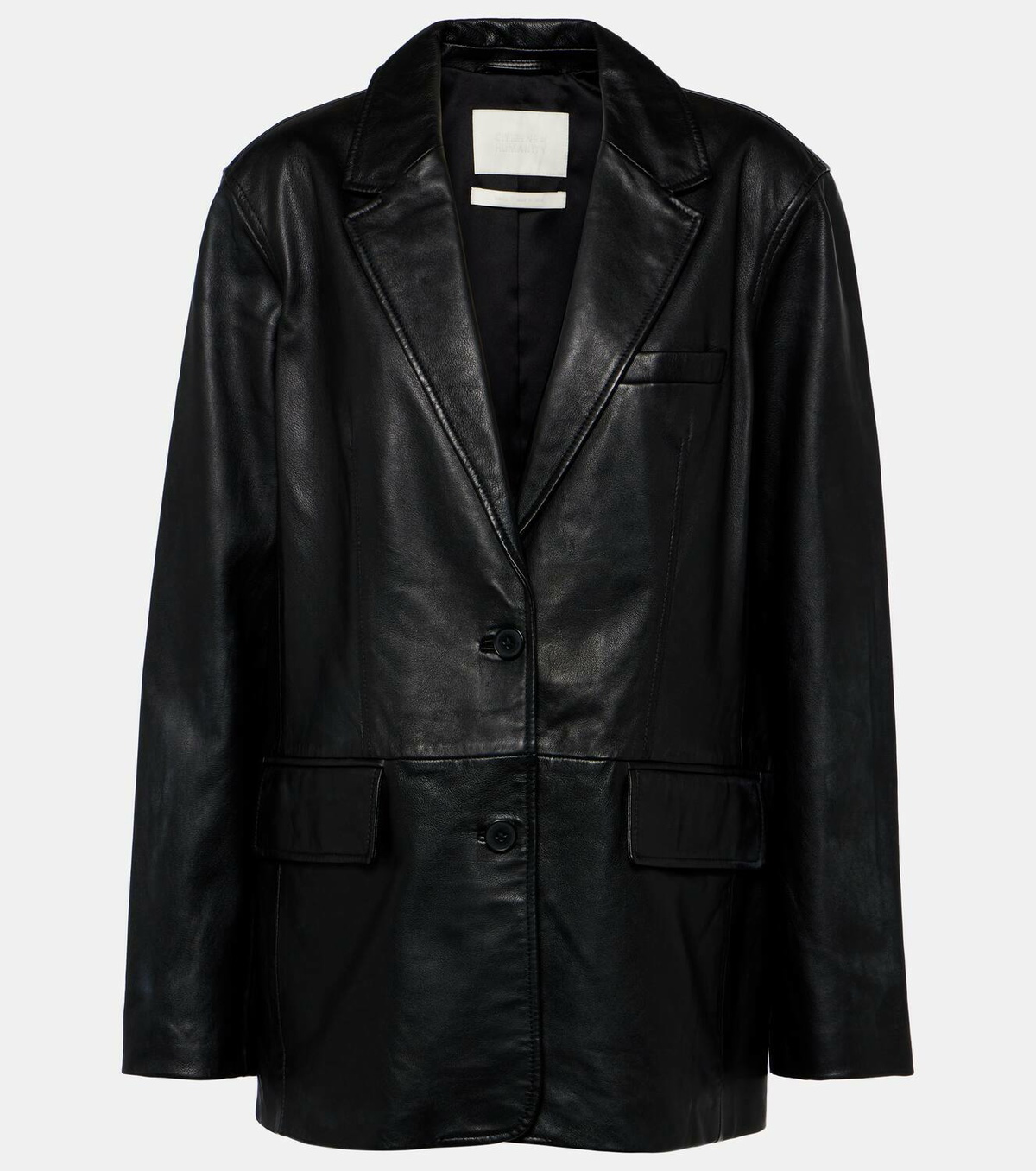 Citizens of Humanity Orla leather blazer