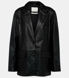 Citizens of Humanity Orla leather blazer