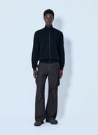 Stone Island Ribbed Zip-Up Jacket