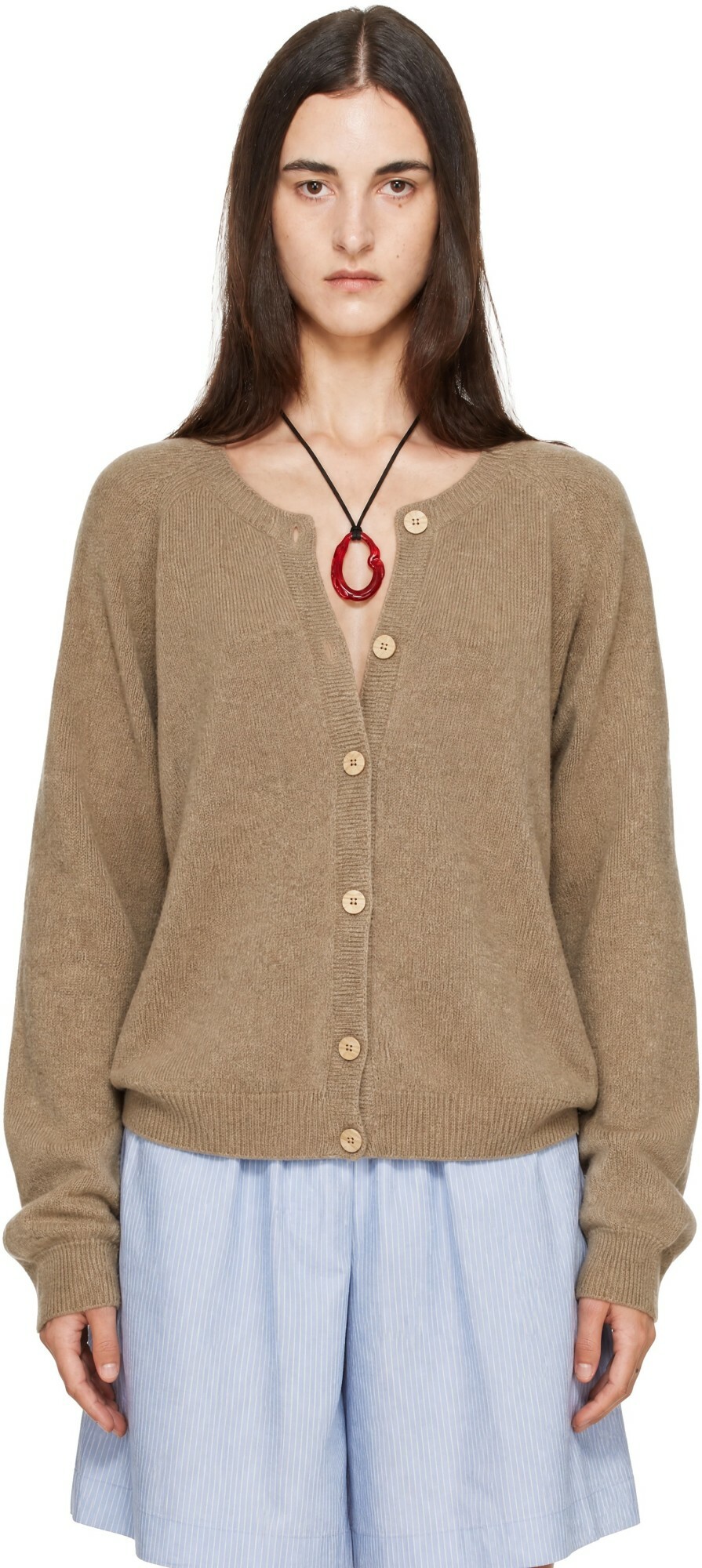 Baserange Brown Soar Cardigan