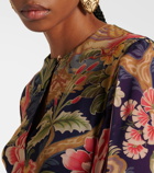 Etro Floral silk chiffon gown