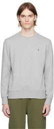 Polo Ralph Lauren Gray Embroidered Sweatshirt
