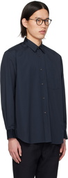 Comme des Garçons Shirt Navy Patch Pocket Shirt