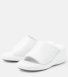 Balenciaga - Rise leather wedge sandals