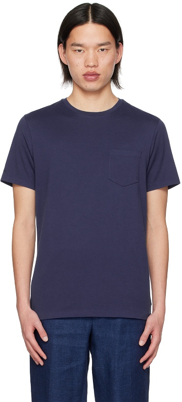 Photo: Ralph Lauren Purple Label Blue Pocket T-Shirt