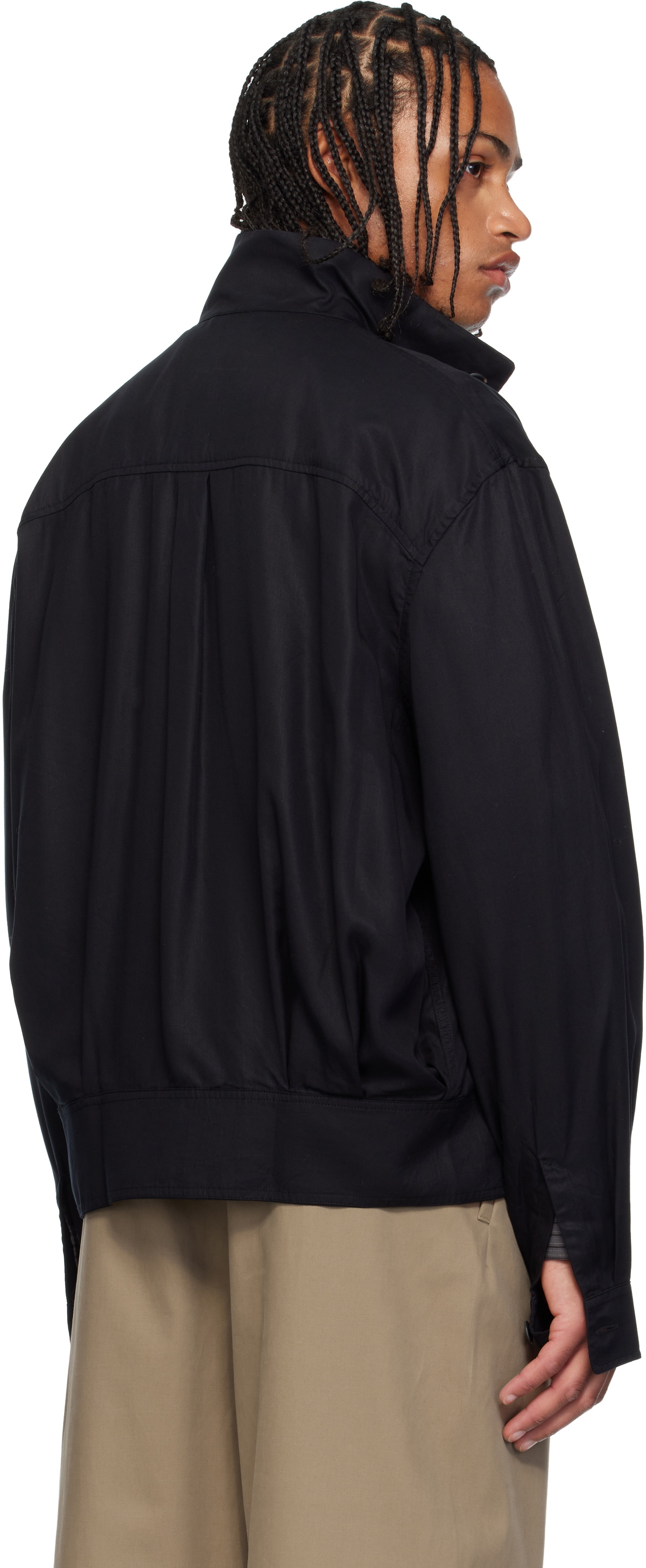 OUR LEGACY Black Mock Bomber Jacket Our Legacy