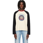 Versace White & Black Printed Cotton-Jersey Regular T-shirt