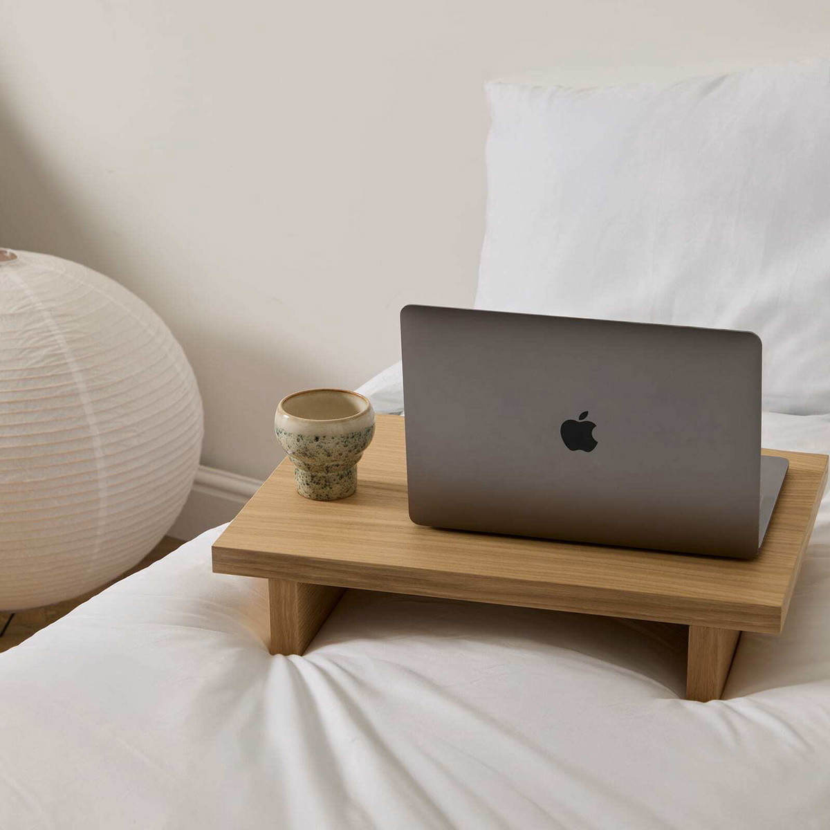 ferm LIVING Kona Side Table in Natural Oak Veneer 