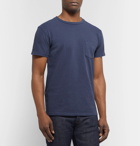 Velva Sheen - Slim-Fit Cotton-Jersey T-Shirt - Navy