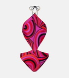 Pucci Iride cutout swimsuit